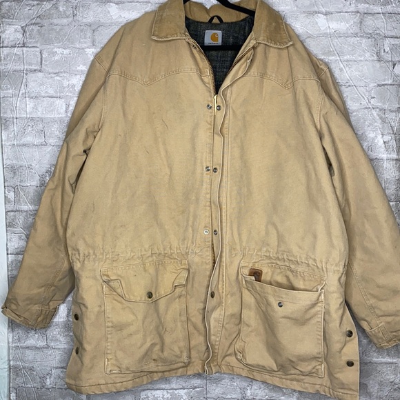 Mens Carhartt Blanket Coat Size 3x 